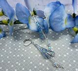 “Confetti” Lucite Flower Earrings
